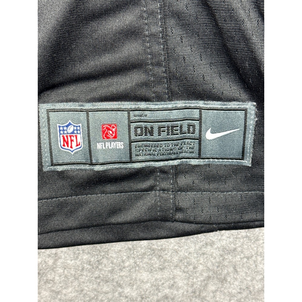 Nike NFL Oakland Raiders Derek Carr 4 Jersey Black Mens Medium Las Vegas - Picture 6 of 14